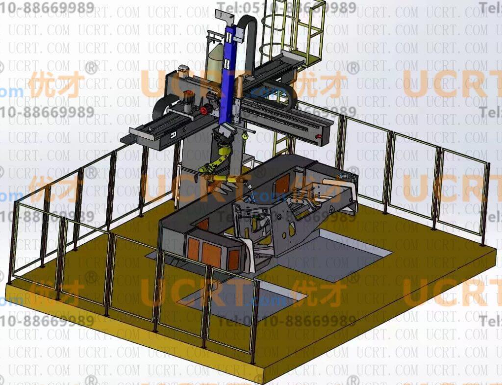 Welding robot UCRT06C-200 arm length 2000mm(Construction machinery: welding excavator parts) 01491 1024x785 - Welding robot UCRT06C-200 arm length 2000mm(Construction machinery: welding excavator parts)