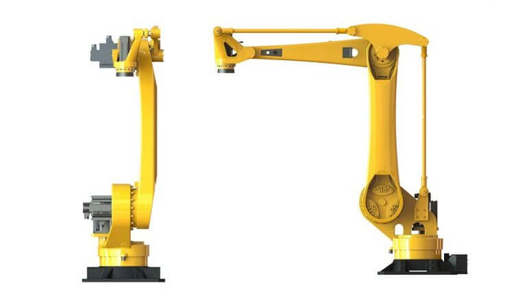 4 Axis Palletizing Robot with 50kg Load and 2300mm Arm Length(Processing Application) Hc59f8e18411a468a8d6361bfe134cc87p e1629393197130 - 4 Axis Palletizing Robot with 50kg Payload and 2300mm Arm Length(Processing Application)
